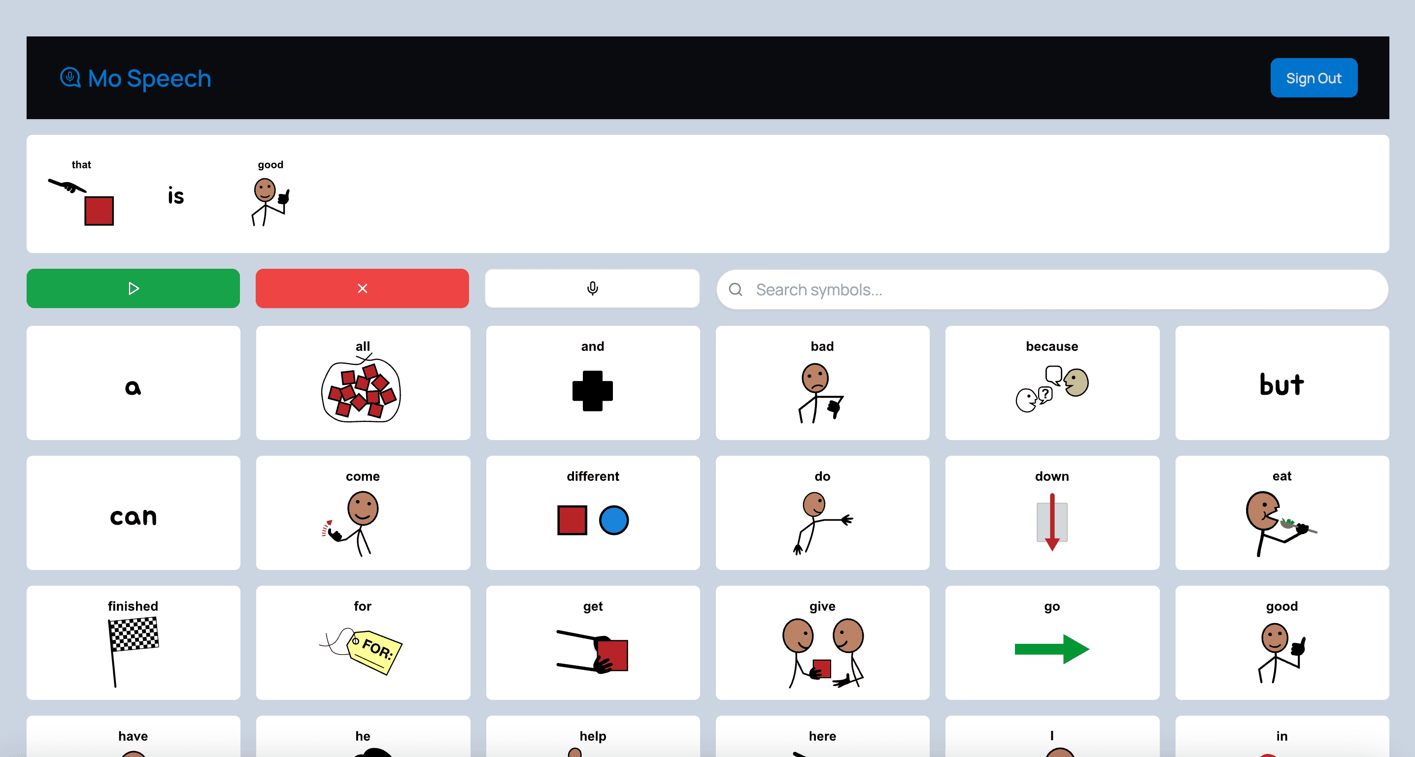 Mo Speech desktop screenshot