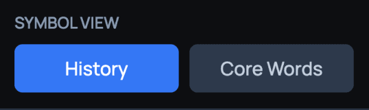 Symbol categories interface