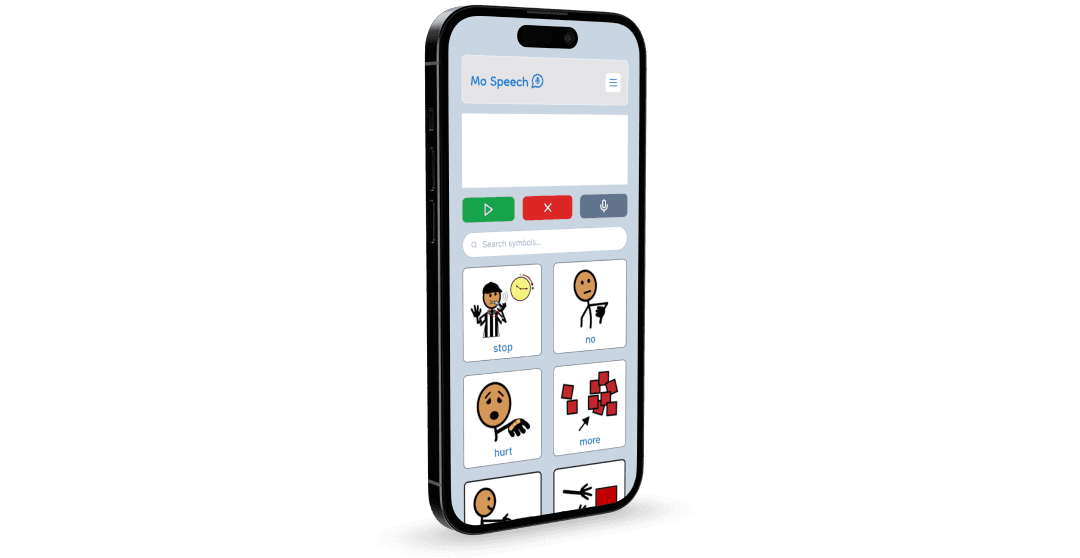 Mo Speech interface on mobile device