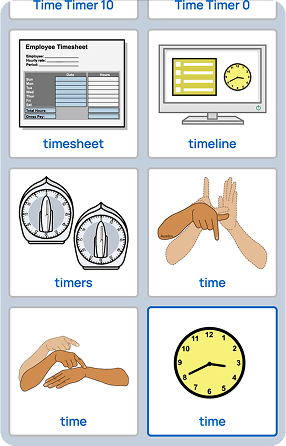Time Symbol selection