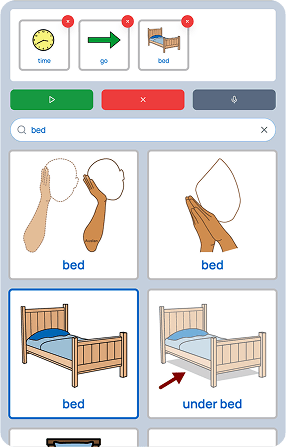 Bed Symbol selection